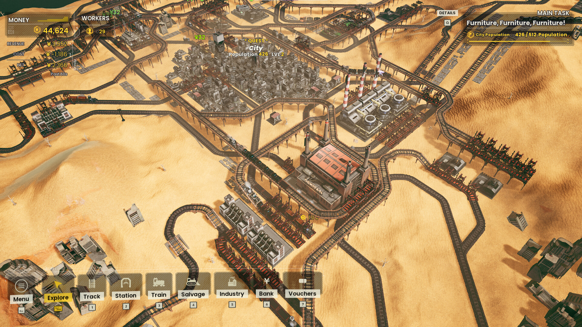 铁路建造管理模拟游戏《异星铁路》2023年内推出